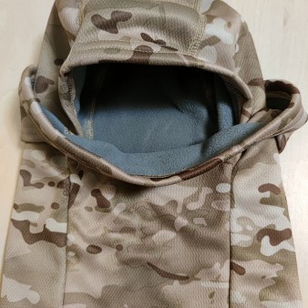 Утеплена тактична балаклава CP Desert зимова тепла балаклава