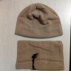 Шапка + баф комплект тактичний флісовий Койот Пісок