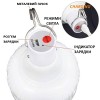 LED Лампа на акумуляторі 60W переносна, підвісна, зарядка від USB