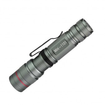 LED ліхтар металевий міцний алюміній із регулюванням променя LED XGFire Silver