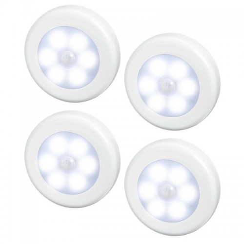 LED світильник з датчиком руху (біле світло) на батарейках AAA