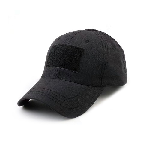 Літня бейсболка Чорна, легка тактична кепка Black Ripstop