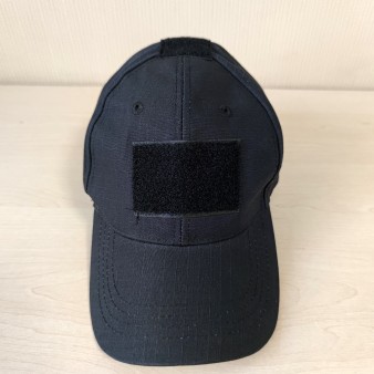 Літня бейсболка Чорна, легка тактична кепка Black Ripstop