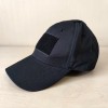 Літня бейсболка Чорна, легка тактична кепка Black Ripstop