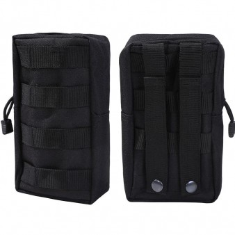Підсумок утилітарний багатофункціональний тактичний вертикальний Чорний Molle