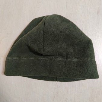 Демісезонна Флісова шапка Олива тактична туристична шапка на флісі Olive