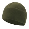 Зимова Флісова шапка Олива тактична туристична шапка на флісі Olive