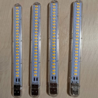 USB діодний світильник - Лампа LED USB 24 діода Теплий колір