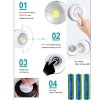 Переносний яскравий  LED світильник Push Light на батарейках AAA